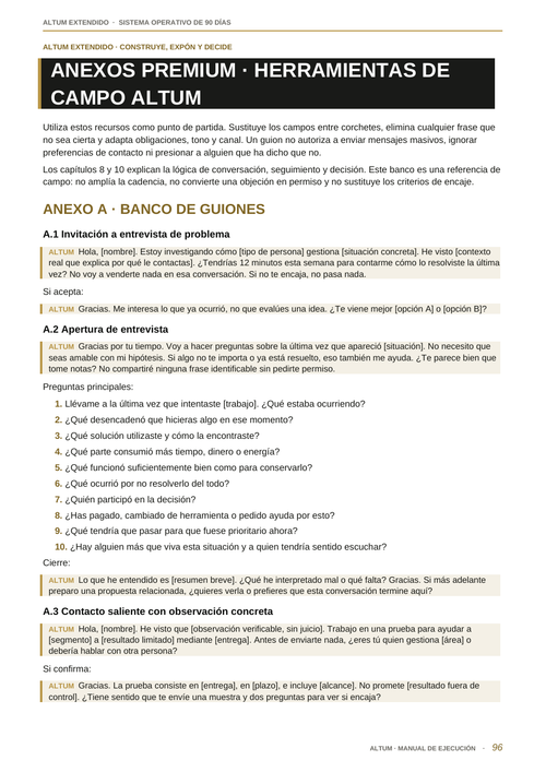 ALTUM extendido
